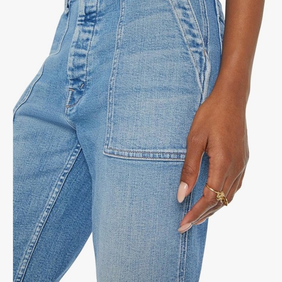 MOTHER denim the patch pocket private flood jeans - Picture 5 of 8